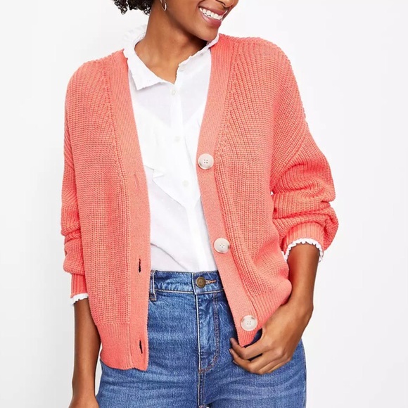 LOFT | Sweaters | Pink Orange Coral 